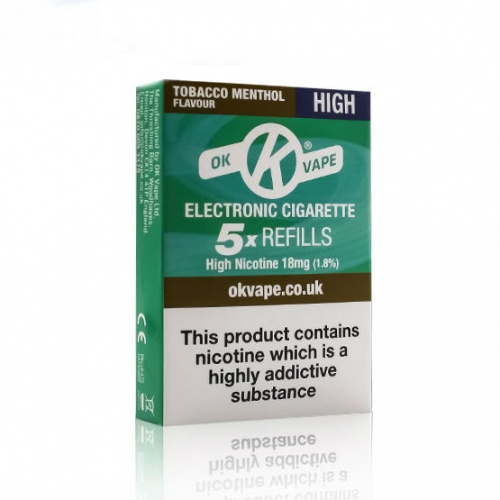 OK Vape Tobacco Menthol Refills