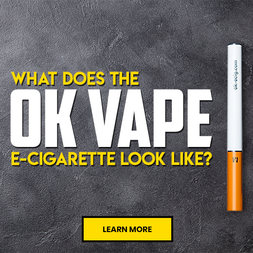 What Does the OK Vape Cigalike Device Look Like?