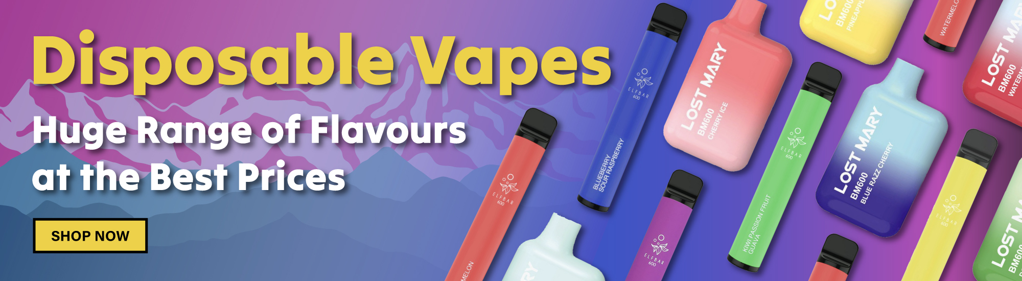 Disposable Vapes: Wide Selection of Flavours Available