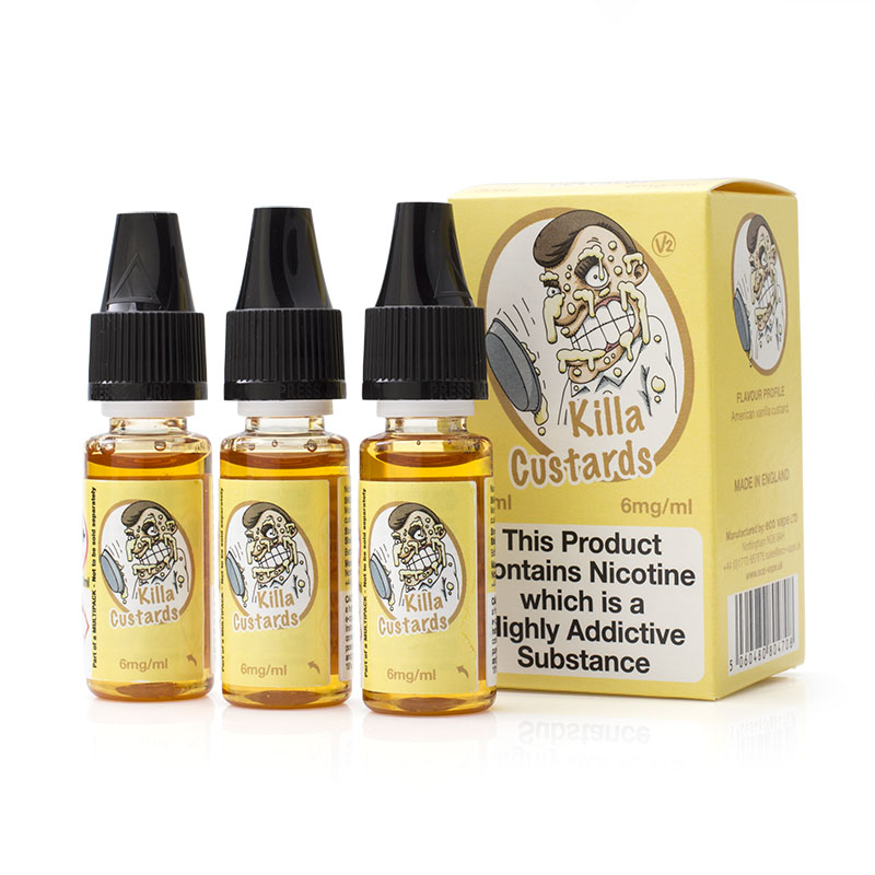 Eco Vape Dripping Killa Custard V2 High VG E-Juice