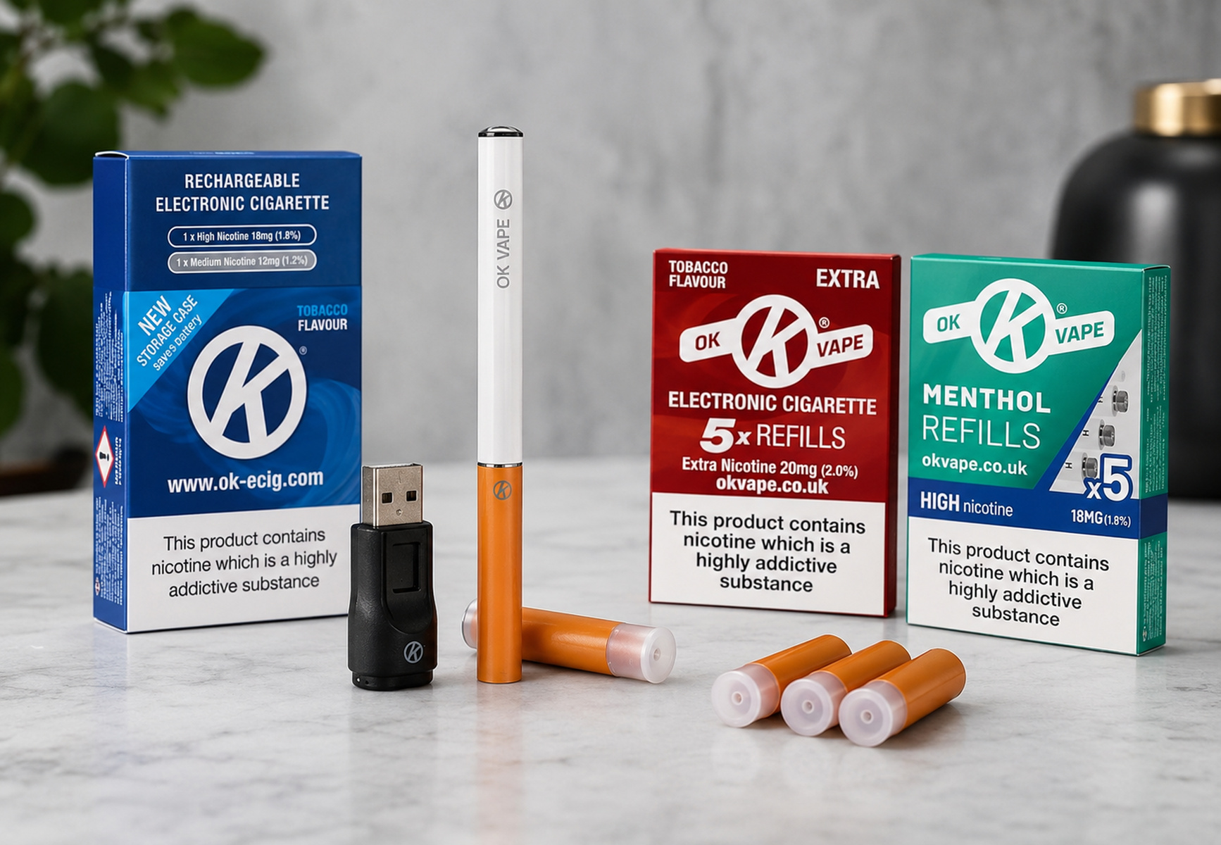 ok vape refills Which Fit the E-Cig? 2000 Puffs FLAVORS:Purple Rain Sour Apple Geek Bar