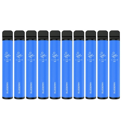Elf Bar 600 Blueberry Disposable Vape Pen Saver Bundle (Pack of 10)