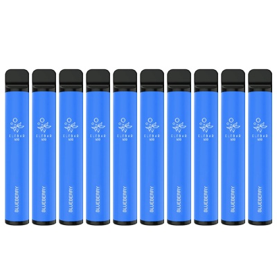 Elf Bar 600 Blueberry Disposable Vape Pen Saver Bundle (Pack of 10)
