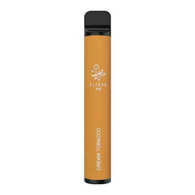 Elf Bar 600 Cream Tobacco Disposable Vape Pen (20mg)