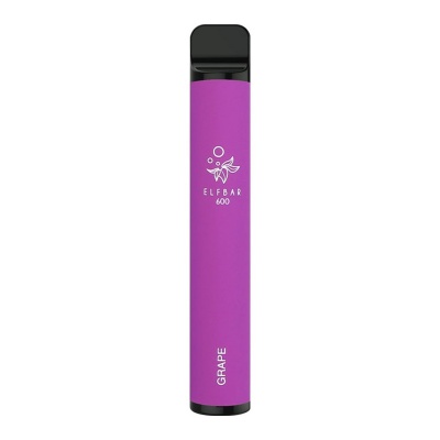 Elf Bar 600 Grape Disposable Vape Pen (20mg) - Money Off!