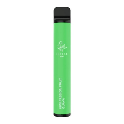 Elf Bar 600 Kiwi Passion Fruit Guava Disposable Vape Pen (20mg)