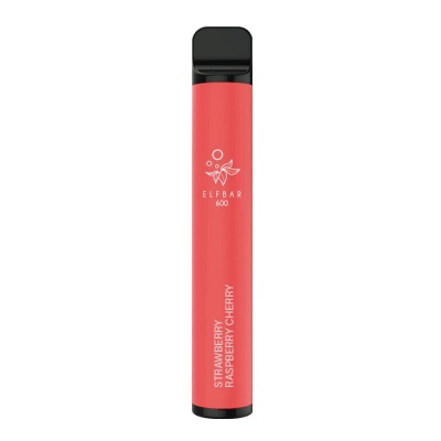 Elf Bar 600 Strawberry Raspberry Cherry Ice Disposable Vape Pen (20mg)
