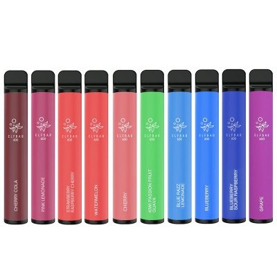 Elf Bar 600 Disposable Vape Mixed-Flavour Taster Pack  (Pack of 10)