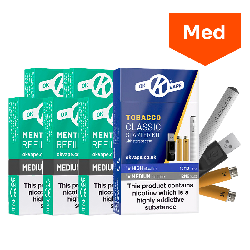 elf bar vape uk OK Vape E-Cig Kit and Refill Cartridges