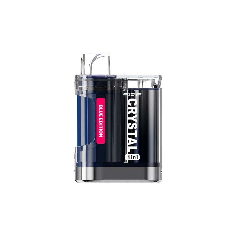 refillable crystal vape SKE 4-in-1 Chargeable Blue HXY-10 DIsposable Vape Flavor:Night Crawler VPM Classic Cartridges -