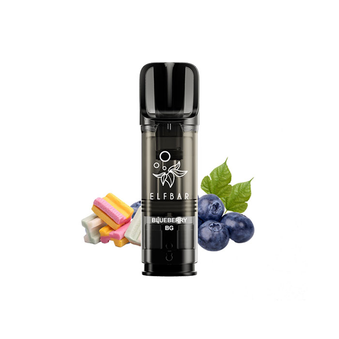 elfbar elfa blueberry PRO BG Refill Pods 2pk MOONNIGHT vape aufladbar elfbar Geschmack:Peach Ice Elfbar Elfa Akku 500