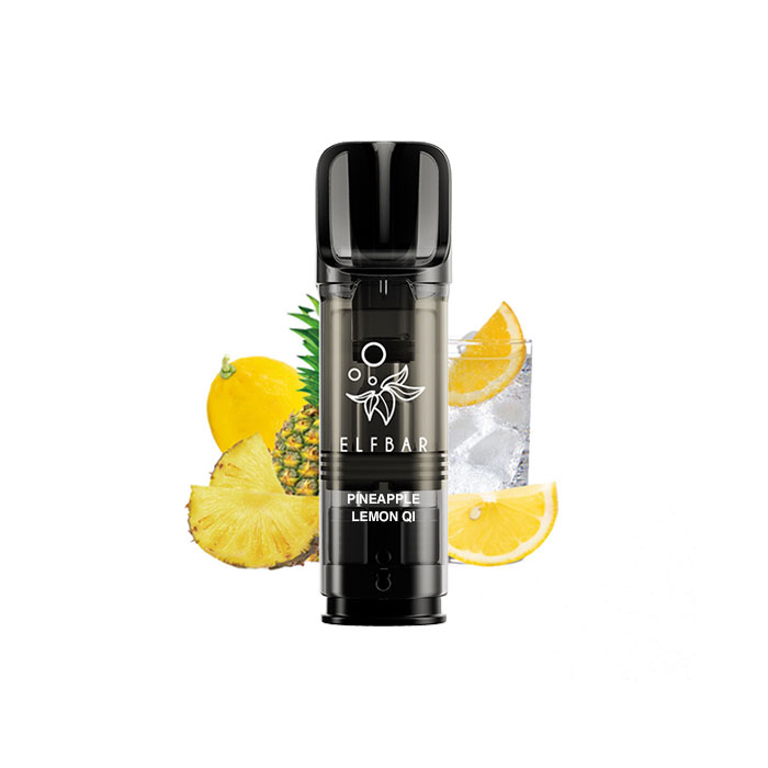 elfbar elfa master akku ELFA PRO Pineapple Lemon Qi Refills 2pk