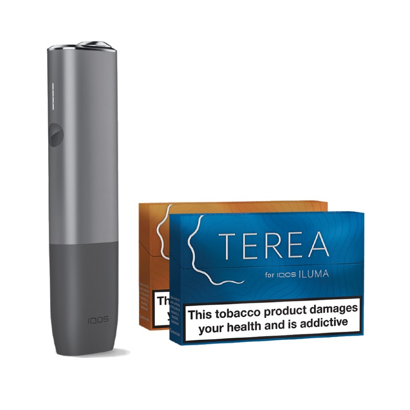 IQOS Iluma One Device Starter Kit (Grey) - VapeMountain.com