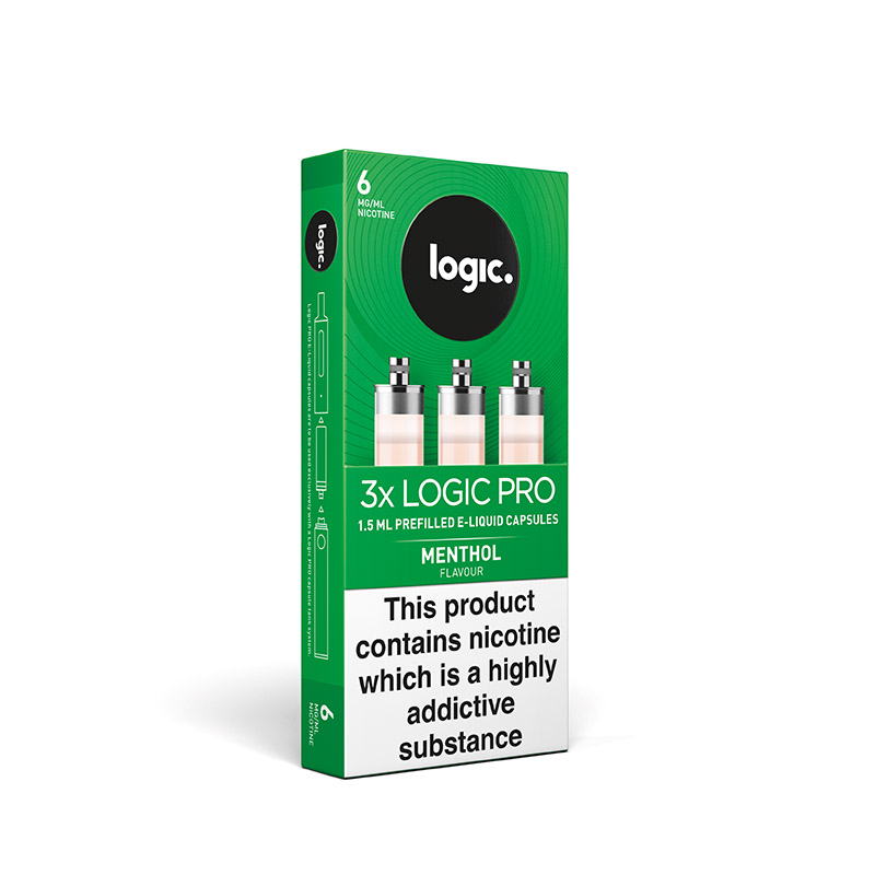 Logic Pro Refill Capsules Menthol 6mg