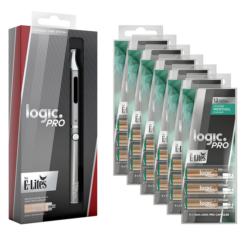 ELites Logic Pro ECigarette Menthol 12mg Combination Pack
