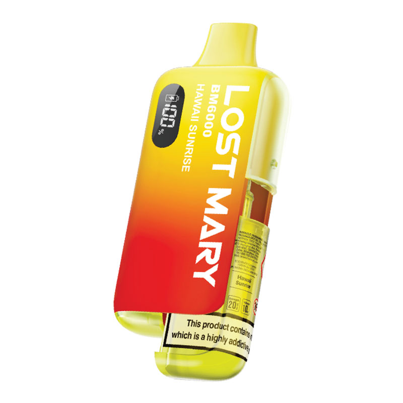lost mary hawaii juice flavor BM6000 Sunrise Vape Kit wholesale pre roll packaging Flavour:Fruits Edition VUSE PRO ONE BLUEBERRY