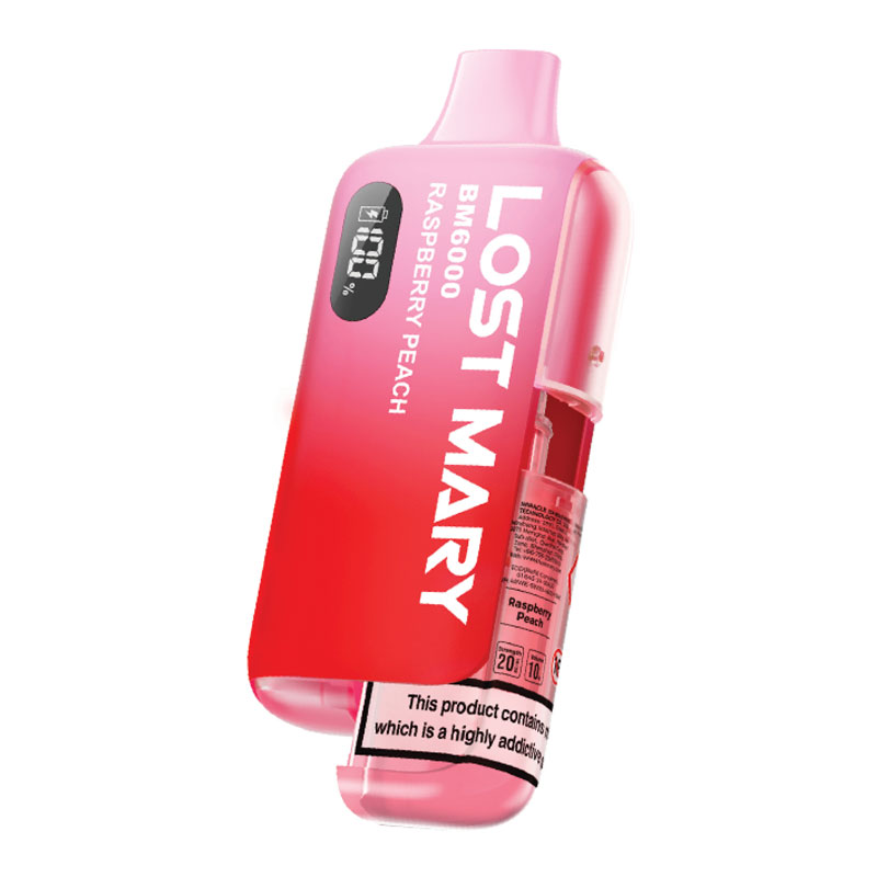 lostmary vape Lost Mary BM6000 Raspberry Peach Vape Kit