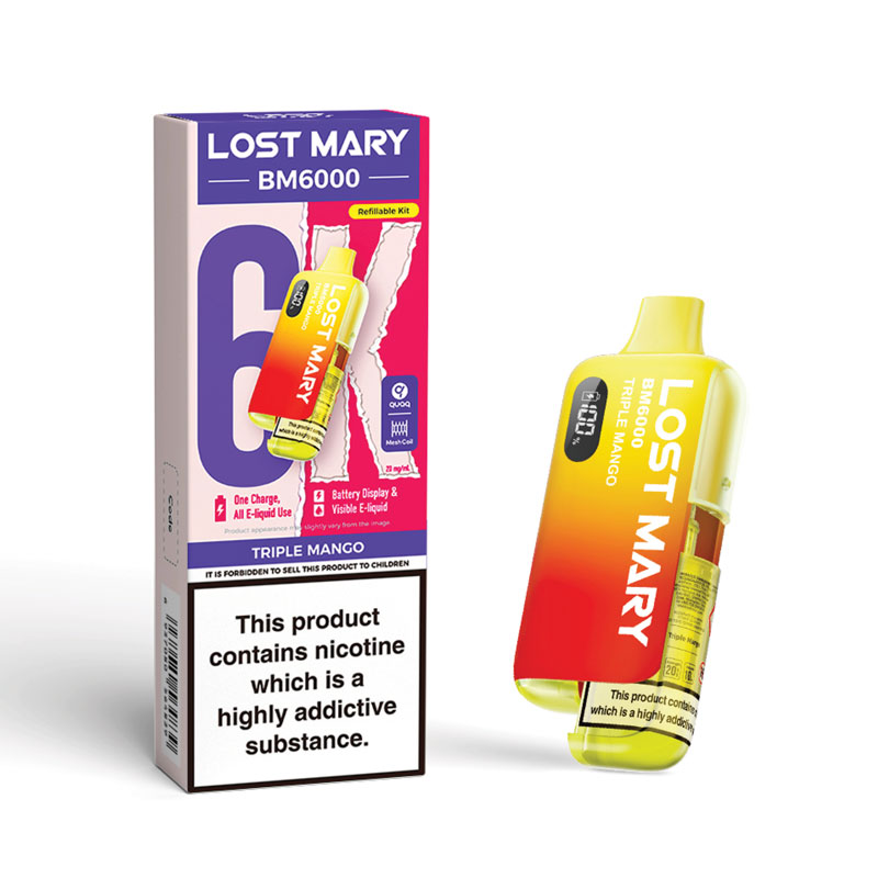 lost mary vape mango Lost Mary BM6000 Triple Mango Vape Kit