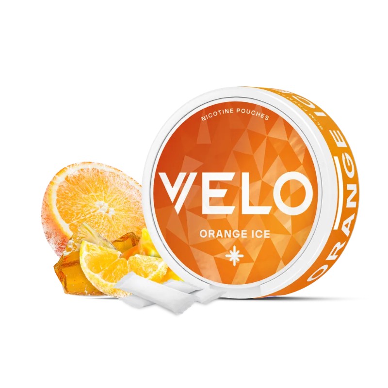 VELO Orange Ice Nicotine Pouches 10mg - VapeMountain.com