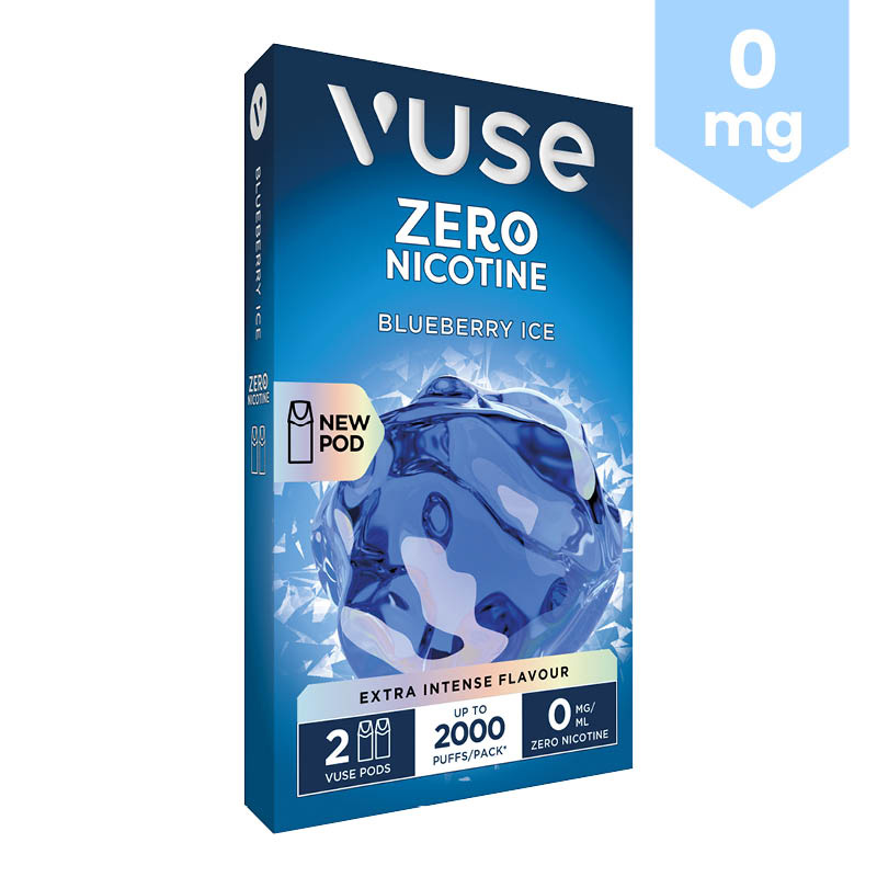 vuse go zero blueberry ice Vuse Blueberry Ice Ice Refill Pods (0mg)