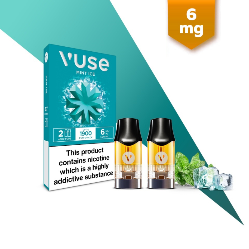 Vuse ePod 2 vPro Mint Ice Pods (6mg)