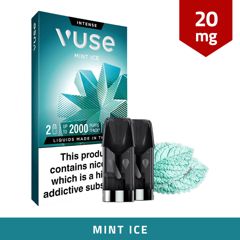 vuse peppermint tobacco Vuse Extra Mint Ice Refill Pods (20mg)