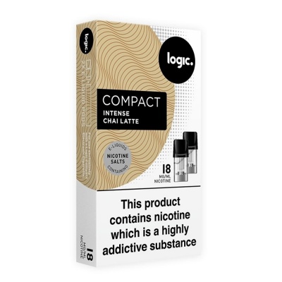 Logic Compact Intense Chai Latte 18mg E-Liquid Pods
