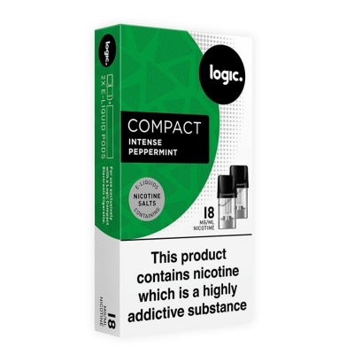 Logic Compact Intense Peppermint 18mg E-Liquid Pods