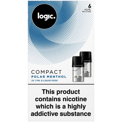 Logic Compact Polar Menthol 6mg E-Liquid Pods