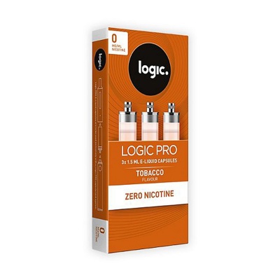 Logic PRO E-Cigarette Refill Capsules Tobacco 0mg