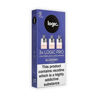 Logic PRO Refill Capsules Blueberry 12mg