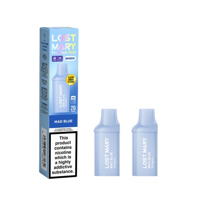 Lost Mary BM600 Mad Blue Refill Pods 2pk