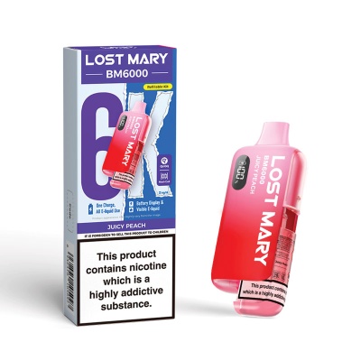 lost mary juicy peach refill Lost Mary BM6000 Juicy Peach Vape Kit
