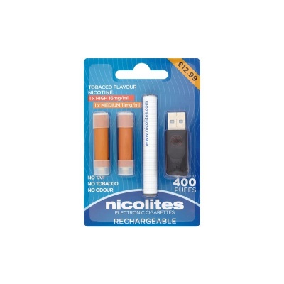 Nicolites Rechargeable Electronic Cigarette Starter Kit