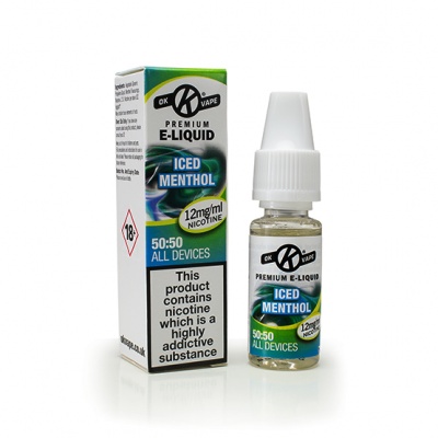 OK Vape 50/50 Iced Menthol E-Liquid (12mg)