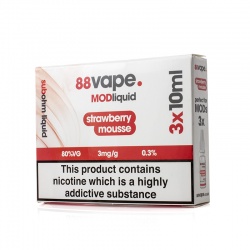 88Vape Mod Liquid Strawberry Mousse E-Liquid