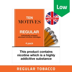 10 motives regular tobacco replacement cartridges 10 Motives Refills
