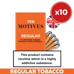 ten motives tobacco disposable electronic cigarette 10 Motives Saver Packs
