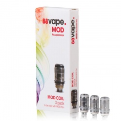 88Vape 50W Mod Replacement Atomiser Coils (Pack of Three)