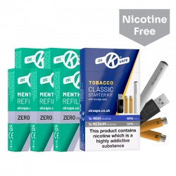 OK Vape E-Cig Kit and Refill Cartridges - VapeMountain.com