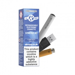 OK Vape Rechargeable Tobacco E-Cigarette Essentials Starter Kit - Promotional Item