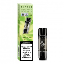 Elf Bar ELFA PRO Apple Peach E-Cigarette Refill Pods (Pack of 2)