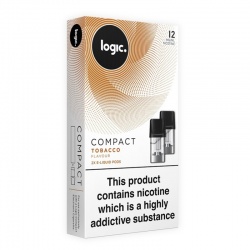 Logic Compact E-Cigarette Tobacco 12mg E-Liquid Pods