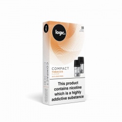 Logic Compact E-Cigarette Tobacco 18mg E-Liquid Pods