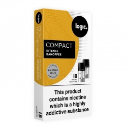 Logic Compact Intense Banoffee 18mg E-Liquid Pods