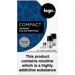 Logic Compact Intense Polar Menthol 18mg E-Liquid Pods