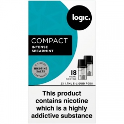 Logic Compact Intense Spearmint 18mg E-Liquid Pods