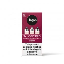 Logic PRO E-Cigarette Refill Capsules Cherry 12mg