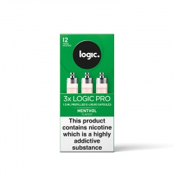 Logic PRO E-Cigarette Refill Capsules Menthol 12mg