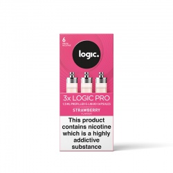 Logic PRO E-Cigarette Refill Capsules Strawberry 6mg
